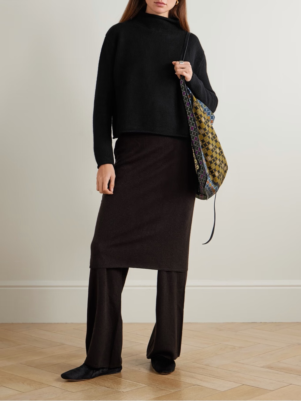 Lisa Yang Cashmere Mock Neck Sweater